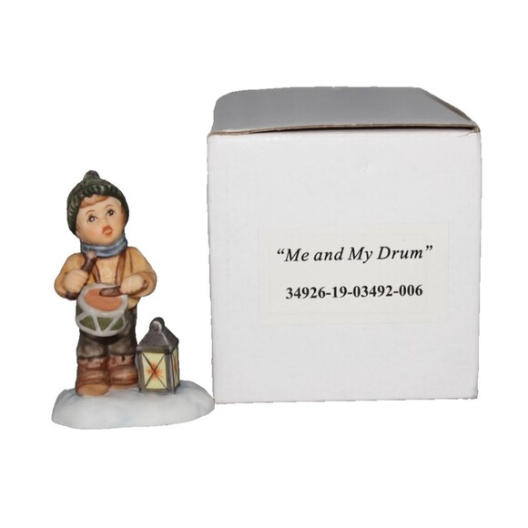 Goebel Hummel "Me and My Drum" Porcelain Figurine Original Box COA - Picture 1 of 8
